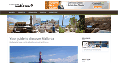 Desktop Screenshot of everythingmallorca.com